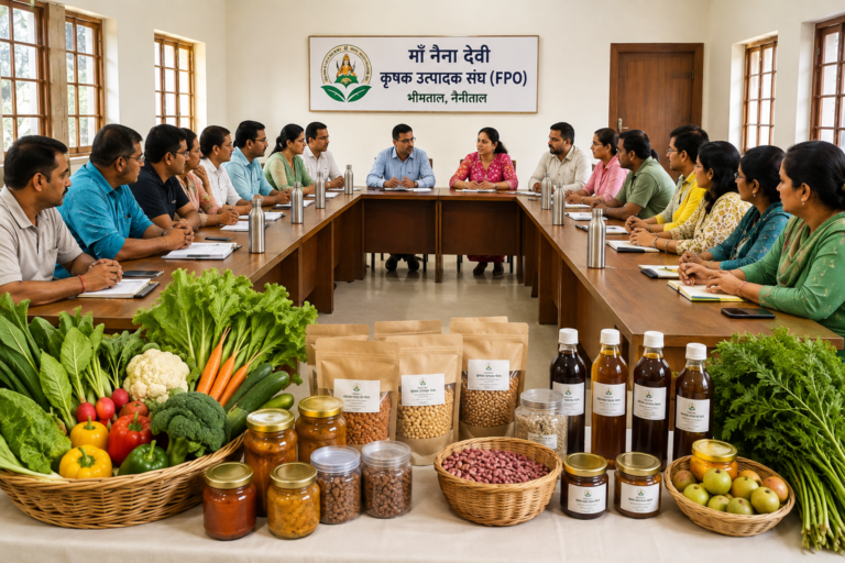 भीमताल में FPO को मजबूत करने पर जोर, किसानों और महिला समूहों के उत्पादों को मिलेगा बेहतर बाजार