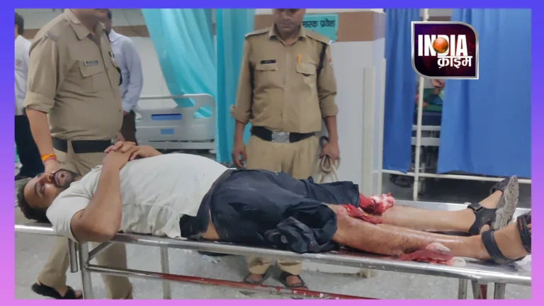 पुलिस पर फायरिंग कर भाग रहे बदमाश के पैर में लगी गोली, दूसरा अंधेरे का फायदा उठाकर फरार